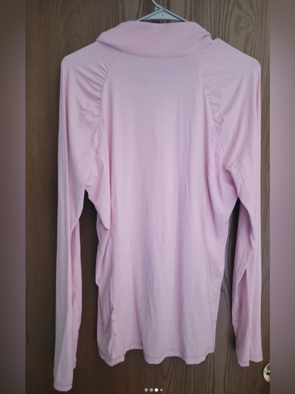 Lilly Pulitzer Pink Quarter-Zip Pullover Long Sleeve Top Size XL | EUC - Picture 4 of 4